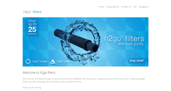 Desktop Screenshot of h2gofilters.com