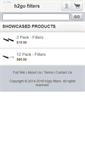 Mobile Screenshot of h2gofilters.com